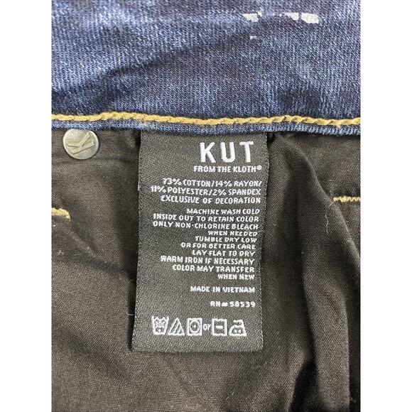 Kut‎ from the Kloth Jeans Womens Size 4 Skinny Dark Wash Denim Stretch Casual - Picture 4 of 13
